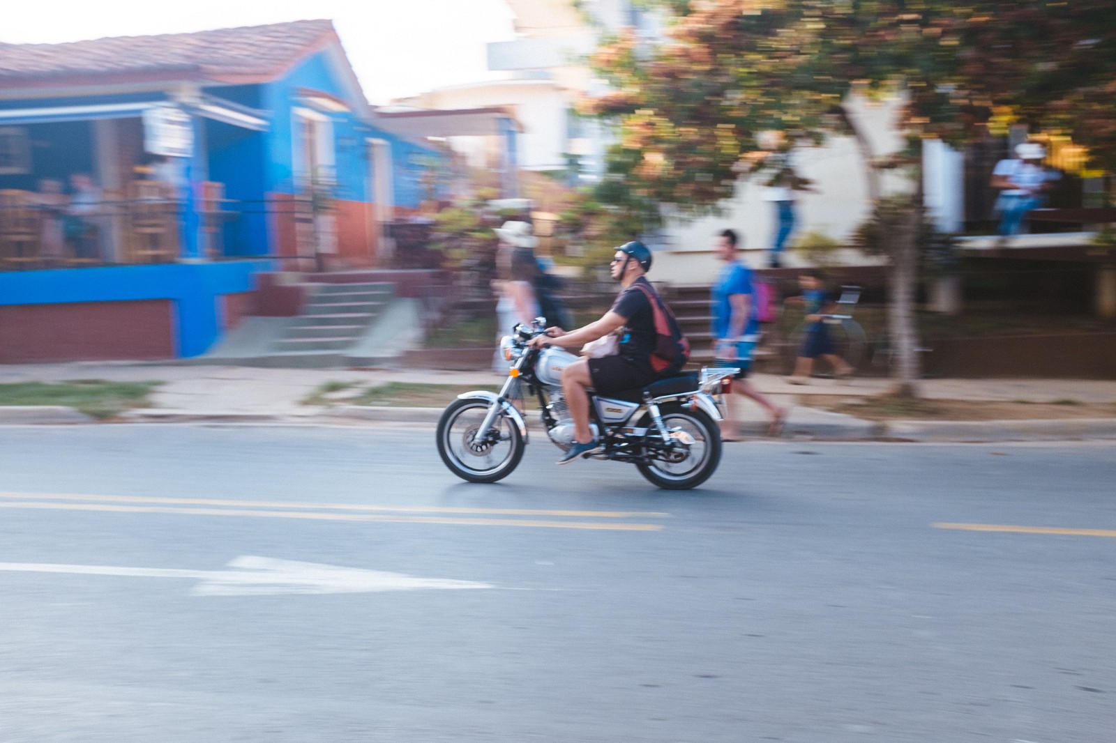 Helmets are the only commonly-used safety gear. Photo Credit: Adam Nagel